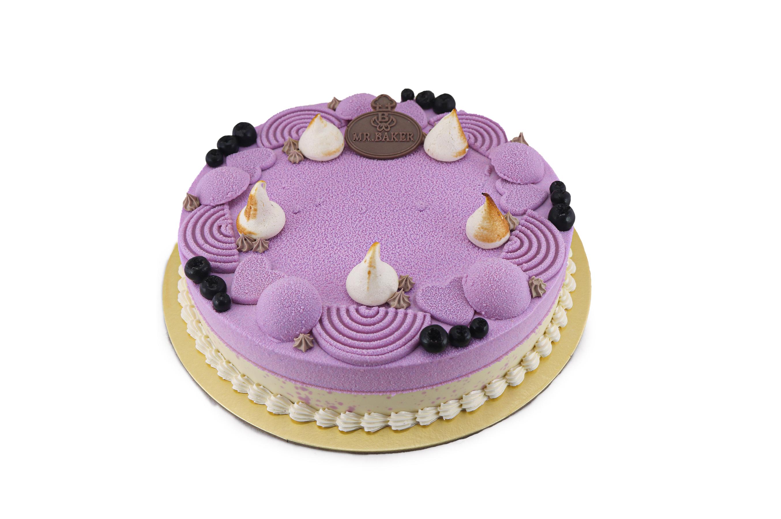 BLUEBERRY MOUSSE CAKE